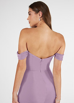 Azazie Kit Final Sale Wisteria Mermaid Off the Shoulder Mesh Dress image7