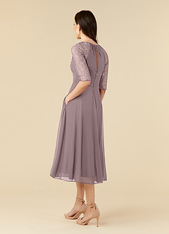 Azazie Gracelyn Kleider für die Brautmutter A-Linie Spitze Kleid Dämmerung image9