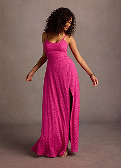 Kerra Fuchsia Leopard Maxi Dress image5