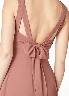 Azazie Julie Bridesmaid Dresses Cedar Rose A-Line Sweetheart Neckline Chiffon Dress image5
