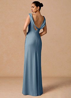 Robe Maxi Poudre Bleue Evarine image2