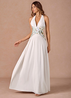 Vestido Blanco Largo Ellis image3