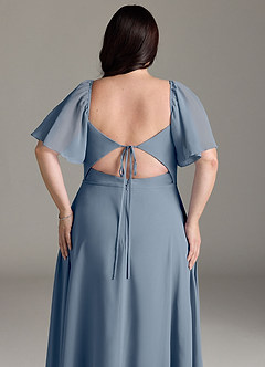 Azazie Chloe Bridesmaid Dresses Twilight A-Line Sweetheart Neckline Chiffon Dress image13