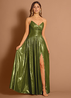 Estrella Olive Maxi Dress image1