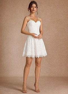 Avelyn Bianca Mini abito image4