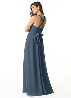 Azazie Olani Bridesmaid Dresses Neptune A-Line Off the Shoulder Chiffon Convertible Dress image3
