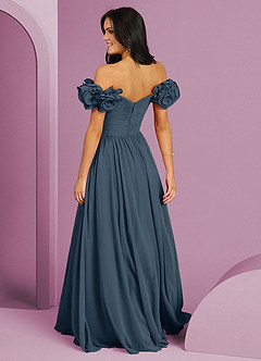 Barbie ♥ Azazie Bridesmaid Dresses Neptune A-Line Off the Shoulder Chiffon Convertible Dress image2