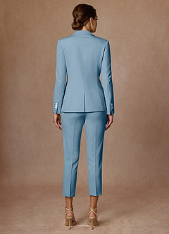 front Kennedy Light Blue Refined Weave Performance Dress Pants