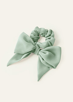 front Pañuelo para el pelo de gasa de color a juego