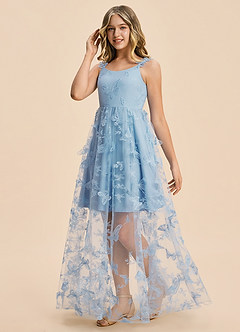 front Azazie Logan Junior Formal Dress