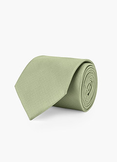 front Solid Textured Modern Tie