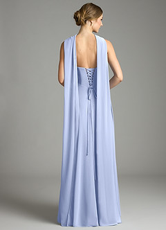 Azazie Ayla Abiti da Damigella Abito A-Line in Chiffon Scollo a Cuore Ghiaccio image11