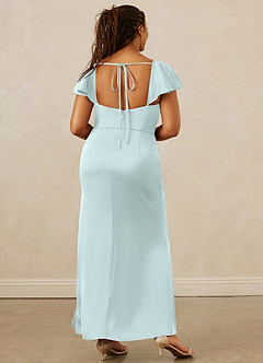 Christian Siriano Bridal for Azazie 1005 Brautjungfernkleider Etui Herzausschnitt Stretch-Satin Kleid Seegrün image15