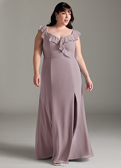 Azazie Sophie Bridesmaid Dresses Dusk A-Line Off the Shoulder Chiffon Convertible Dress image9