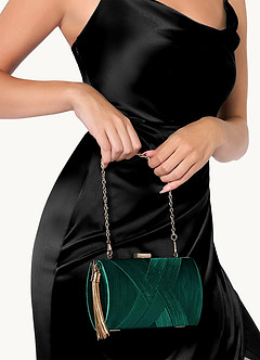 front Gorgeous Tassels Clutch Bag