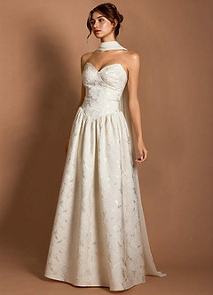 Maxi jurk Astra Franse Witte image3