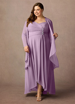 Azazie Anne Mother of the Bride Dresses Wisteria Sheath Sweetheart Sequins Lace Dress image10
