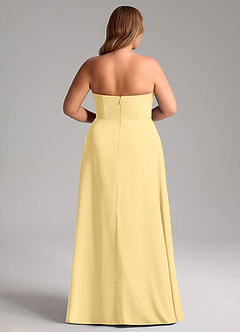 Azazie Wren Bridesmaid Dresses Butter A-Line Side Slit Chiffon Convertible Dress image14