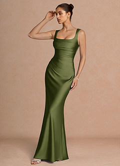 Hovira Olive Maxi Dress image4