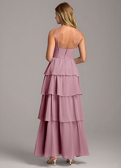 Azazie Alanna Bridesmaid Dresses Vintage Mauve A-Line Sweetheart Neckline Chiffon Dress image7