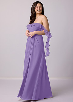 Barbie ♥ Azazie Bridesmaid Dresses Tahiti A-Line Off the Shoulder Chiffon Convertible Dress image11
