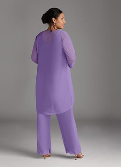 Azazie Frances Mother of the Bride Dresses Tahiti Jumpsuit/Pantsuit Scoop Mesh Dress image12