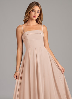 Azazie Lucienne Bridesmaid Dresses English Rose A-Line Strapless Chiffon Convertible Dress image7