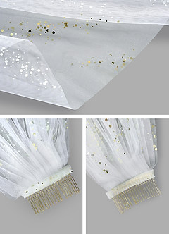 front Thora Waltz Length Veil