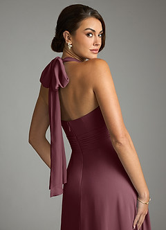 Azazie Tamira Suknie dla druhen Linia A Pofałdowany Szyfon Do ziemi Sukienka image9