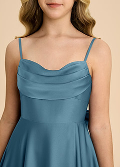 Azazie Bear Junior Bermuda A-Line Sweetheart Neckline Stretch Satin Dress image8