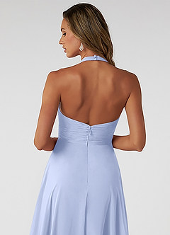 Azazie Tessie Suknie dla druhen Linia A Pofałdowany Szyfon Długość kostki Sukienka image4