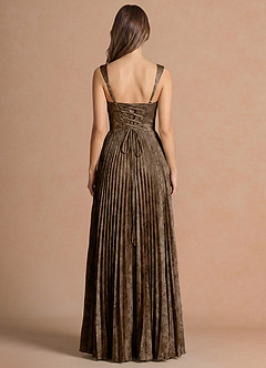 Isonelle Coffee Brown Maxi Dress image2