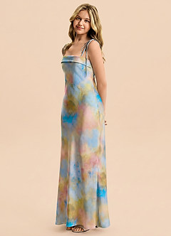 front Azazie Ellie Junior Formal Dress
