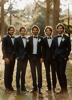 front Groomsmen Rustic Boutonniere