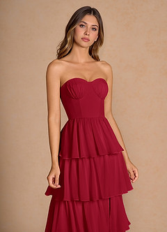 Kleid Kalista Kirschrot image6