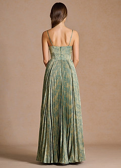 Vesper Platinum Teal Maxi Dress image2