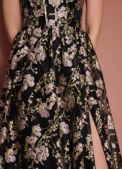Kleid Devon Schwarz Rosa Multi image10