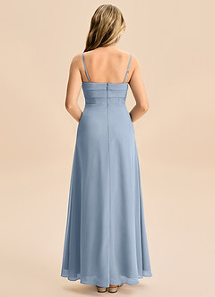 Azazie Jordyn Junior Linia A Dekolt w kształcie serca Szyfon Długość podłogi Młodsza druhna Sukienka image2