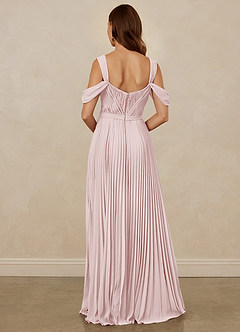 Christian Siriano Bridal for Azazie 1013 Bridesmaid Dresses Blushing Pink A-Line Off the Shoulder Chiffon Dress image3