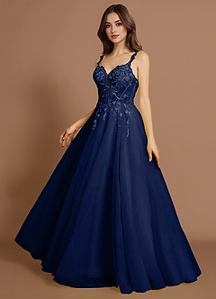 Kaelis Navy Maxi Dress image1