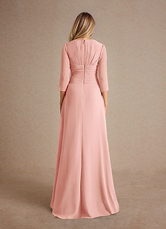 Azazie Mayfield Abiti per la Madre della Sposa Abito A-Line in Chiffon Plissettato Rosetta image3