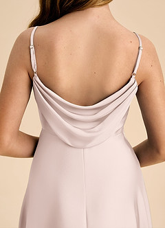 Azazie Bug Junior Klä av A-Line i Stretch Satin Plisserad image8