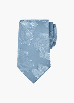 front Nowoczesny krawat w kwiaty w tonalnym stylu