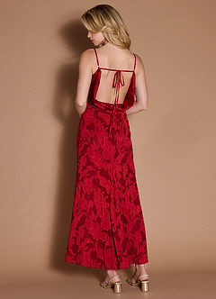 Amanda Ruby Red Maxi Dress image4