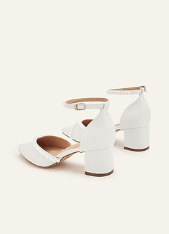 front Spitz zulaufende Pumps mit mittelhohem Absatz, geschlossene Zehenpartie, Hochzeitsschuhe