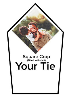front Personalized Wide Tie Patch