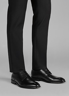 front Men's Leather Plain Toe Oxfords