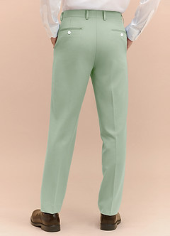 front James Dusty Sage Structured Stretch Dress Pants