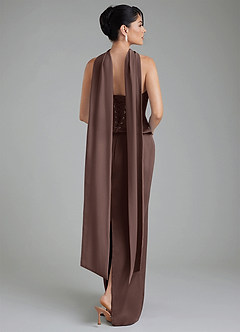 Azazie River Bridesmaid Dresses Ganache Sheath Corset Stretch Satin Convertible Dress image14