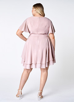 Downright Darling Blushing Pink Ruffled Short Sleeve Mini Dress image10